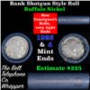 Image 1 : Buffalo Nickel Shotgun Roll in Old Bank Style 'Bell Telephone'  Wrapper 1925 &d Mint Ends
