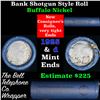 Image 1 : Buffalo Nickel Shotgun Roll in Old Bank Style 'Bell Telephone'  Wrapper 1925 &d Mint Ends