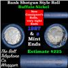 Image 1 : Buffalo Nickel Shotgun Roll in Old Bank Style 'Bell Telephone'  Wrapper 1927 & s Mint Ends