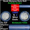 Image 1 : Buffalo Nickel Shotgun Roll in Old Bank Style 'Bell Telephone'  Wrapper 1920 &s Mint Ends