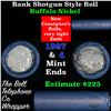 Image 1 : Buffalo Nickel Shotgun Roll in Old Bank Style 'Bell Telephone'  Wrapper 1927 &d Mint Ends