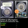 Image 1 : 1992-p Olympics Modern Commem Half Dollar 50c Graded ms69 BY USCG