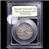 Image 2 : 1992-p Olympics Modern Commem Half Dollar 50c Graded ms69 BY USCG