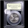 Image 2 : 1992-p Olympics Modern Commem Half Dollar 50c Graded Gem+++++ Unc BY USCG