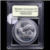 Image 2 : 1994-w Women in Military Modern Commem Dollar $1 Graded ms69 BY USCG