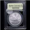 Image 2 : 2006-s San Francisco Mint Modern Commem Dollar $1 Graded ms70, Perfection BY USCG