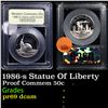 Image 1 : Proof 1986-s Statue Of Liberty Modern Commem Half Dollar 50c Graded GEM++ Proof Deep Cameo BY USCG