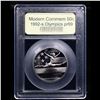 Image 2 : Proof 1992-s Olympics Modern Commem Half Dollar 50c Graded GEM++ Proof Deep Cameo BY USCG