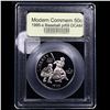 Image 2 : Proof 1995-S Olympics Baseball Modern Commem Half Dollar 50c Graded GEM++ Proof Deep Cameo BY USCG