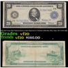 Image 1 : 1914 $20 Large Size Federal Reserve Note Signatures of Burke & McAdoo (New York, NY) 2-B Fr-968 Grad