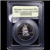 Image 2 : Proof 1989-d Congress Modern Commem Half Dollar 50c Graded GEM++ Proof Deep Cameo BY USCG