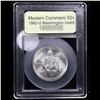 Image 2 : 1982-S Washington Modern Commem Half Dollar 50c Graded ms69 BY USCG
