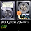 Image 1 : 1986-d Statue Of Liberty Modern Commem Half Dollar 50c Graded ms69 BY USCG