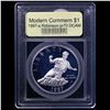 Image 2 : Proof 1997-s Robinson Modern Commem Dollar $1 Graded GEM++ Proof Deep Cameo BY USCG