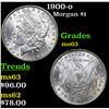 Image 1 : 1900-o Morgan Dollar $1 Grades Select Unc
