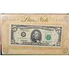 Image 4 : Pair of 1993 & 1995 $5 Federal Reserve Star Notes With Matching Low Serials Gem+ CU in B.E.P Folder.