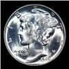 Image 2 : 1945-p Mercury Dime 10c Grades Choice+ Unc