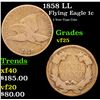 Image 1 : 1858 LL Flying Eagle Cent 1c Grades vf+