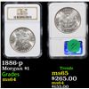 Image 1 : NGC 1886-p Morgan Dollar $1 Graded ms64 By NGC