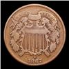 Image 2 : 1867 Two Cent Piece 2c Grades vf++