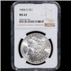 Image 2 : NGC 1904-o Morgan Dollar $1 Graded ms64 By NGC