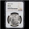 Image 2 : NGC 1881-s Morgan Dollar $1 Graded ms64 By NGC