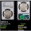 Image 1 : NGC 1902-o Morgan Dollar $1 Graded ms64 By NGC