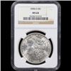 Image 2 : NGC 1898-o Morgan Dollar $1 Graded ms64 By NGC