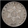 Image 2 : 1853 Three Cent Silver 3cs Grades xf+