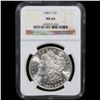 Image 2 : NGC 1880-s Morgan Dollar $1 Graded ms64 By NGC