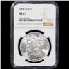 Image 2 : NGC 1904-o Morgan Dollar $1 Graded ms64 By NGC