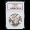 Image 2 : NGC 1884-o Morgan Dollar $1 Graded ms64 By NGC