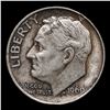 Image 2 : 1960-p Roosevelt Dime Mint Error 10c Grades Choice AU
