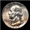 Image 2 : 1957-p Washington Quarter 25c Grades Choice+ Unc