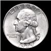 Image 2 : 1939-p Washington Quarter 25c Grades Choice+ Unc