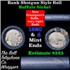 Image 1 : Buffalo Nickel Shotgun Roll in Old Bank Style 'Bell Telephone'  Wrapper 1920 & d Mint Ends
