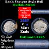 Image 1 : Buffalo Nickel Shotgun Roll in Old Bank Style 'Bell Telephone'  Wrapper 1927 & s Mint Ends