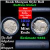 Image 1 : Buffalo Nickel Shotgun Roll in Old Bank Style 'Bell Telephone'  Wrapper 1919 & s Mint Ends