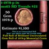 Image 1 : Shotgun Lincoln 1c roll, 1978-p 50 pcs Steel Strong Wrapper