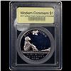 Image 2 : Proof 2017-P Boys Town Centennial Modern Commem Dollar $1 Graded GEM++ Proof Deep Cameo BY USCG