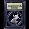 Image 2 : Proof 1997-s Robinson Modern Commem Dollar $1 Graded GEM++ Proof Deep Cameo BY USCG
