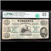 Image 2 : 1862 $10 Treasury Note Richmond, VA Fr-VACR8 Graded vf25 By PMG