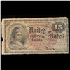 Image 2 : 1870's US Fractional Currency 15¢ Fourth Issue Fr-1267 Grades f, fine