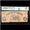 Image 2 : 1862 $1 Treasury Note Richmond, VA Fr-VACR18 Graded f12 By PMG