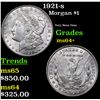 Image 1 : 1921-s Morgan Dollar $1 Grades Choice+ Unc