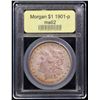 Image 4 : ***Auction Highlight*** 1901-p Morgan Dollar $1 Graded Select Unc By USCG (fc)