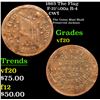 Image 1 : 1863 The Flag Civil War Token F-211/400a R-4 1c Grades vf, very fine