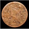 Image 2 : 1863 The Flag Civil War Token F-211/400a R-4 1c Grades vf, very fine