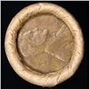 Image 2 : Mixed small cents 1c orig shotgun roll, 1919-s Wheat Cent, 1883 Indian Cent other end, brinks Wrappe