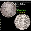 Image 1 : Love Token on Back of Canada 10c Grades f details
